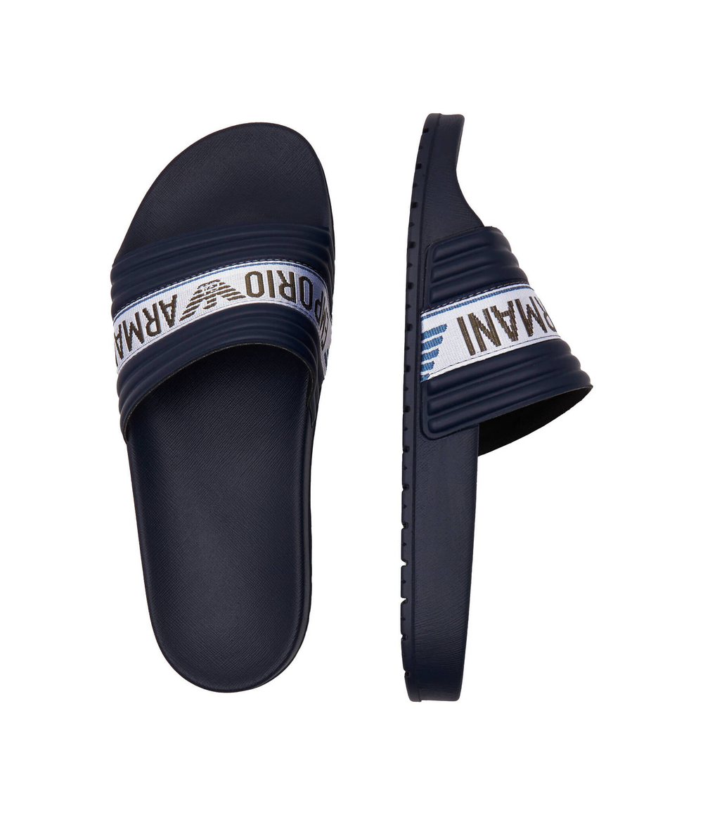 Шлепанцы Emporio Armani - темно-синий(XVPS06 XN999)