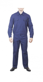 Костюм офисный синий МО РФ с длинным рукавом Патруль