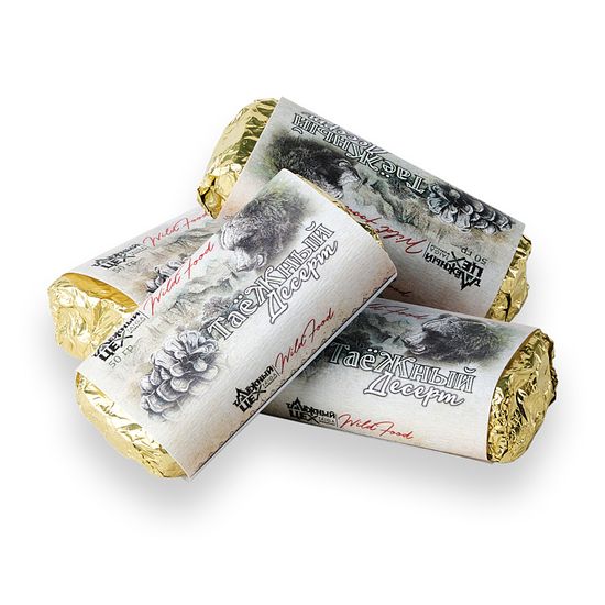 Кедрово-ягодное лакомство «Таёжный десерт» 50г.