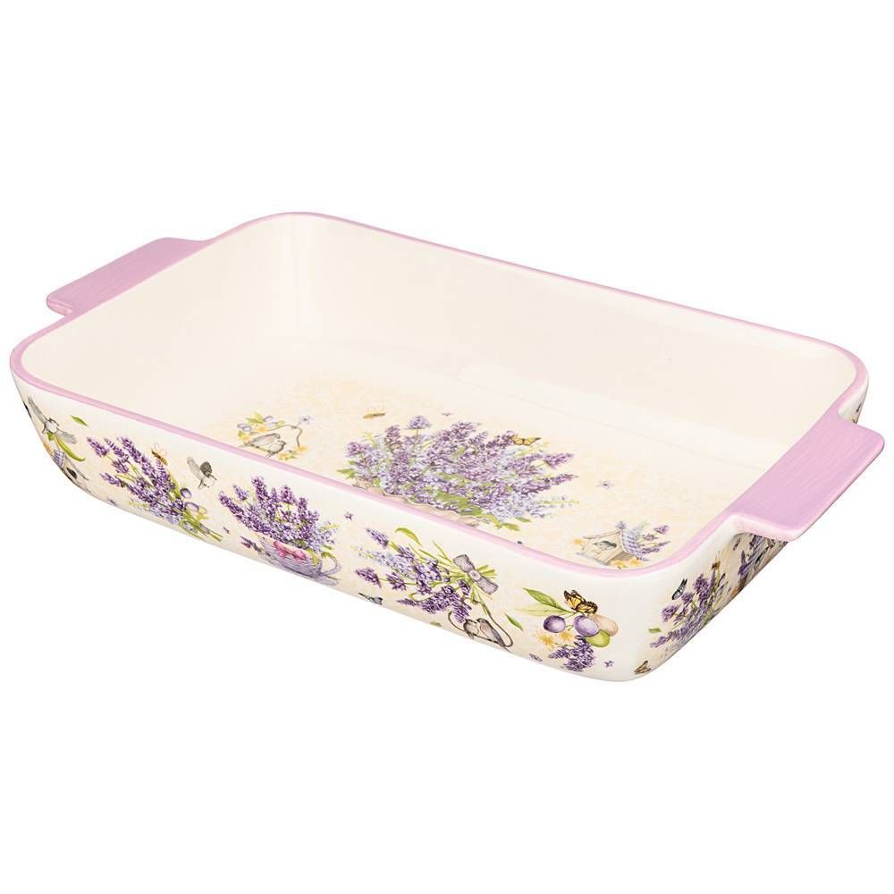 БЛЮДО ДЛЯ ЗАПЕКАНИЯ AGNESS "ЛАВАНДА" ПРЯМОУГ3,6 Л 39*22,5*7,5 СМ