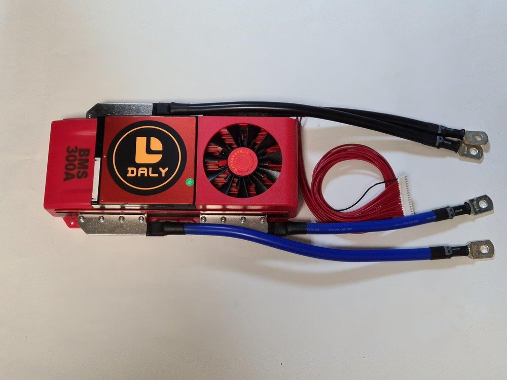Плата контроля BMS LiFePO4 16S 48V 300A Fan
