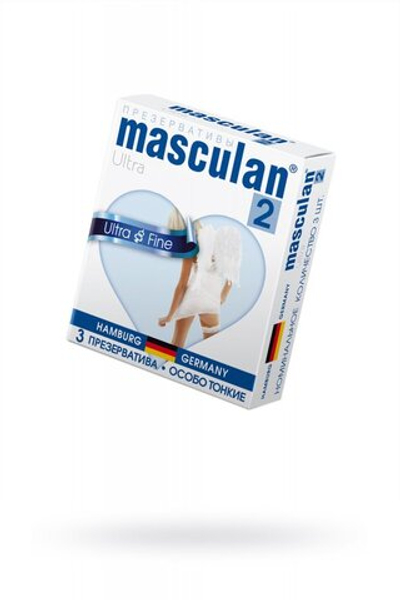 Презервативы Masculan Ultra 2 особо тонкие Ultra Fine 3 шт