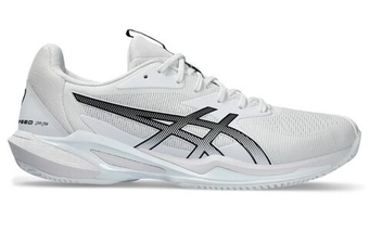 Мужские кроссовки теннисные Asics Solution Speed FF 3 Clay - белый, черный
