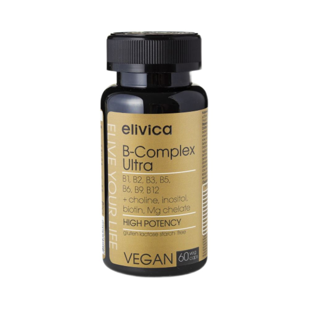 Биологически активная добавка к пище В-Комплекс Ультра (B-complex Ultra) 60 капсул (Levrana)