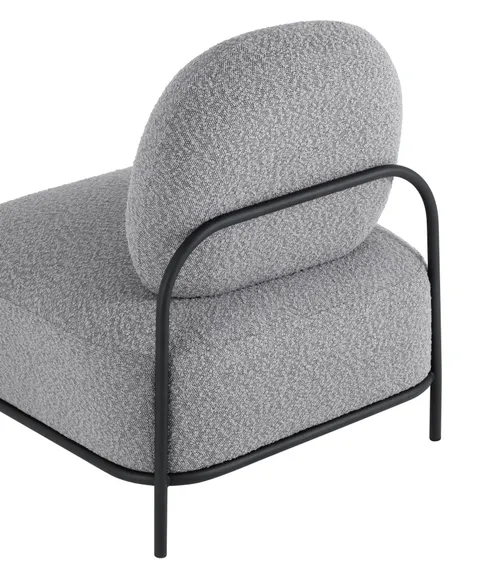 Кресло Стоун серое букле