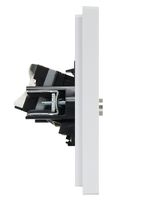 FORTE&PIANO Розетка двойная TV+RJ45 кат.5E FP236 белый IEK