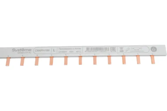 Гребенка Systeme Electric City9 Set 1п pin 56мод 63А 39803