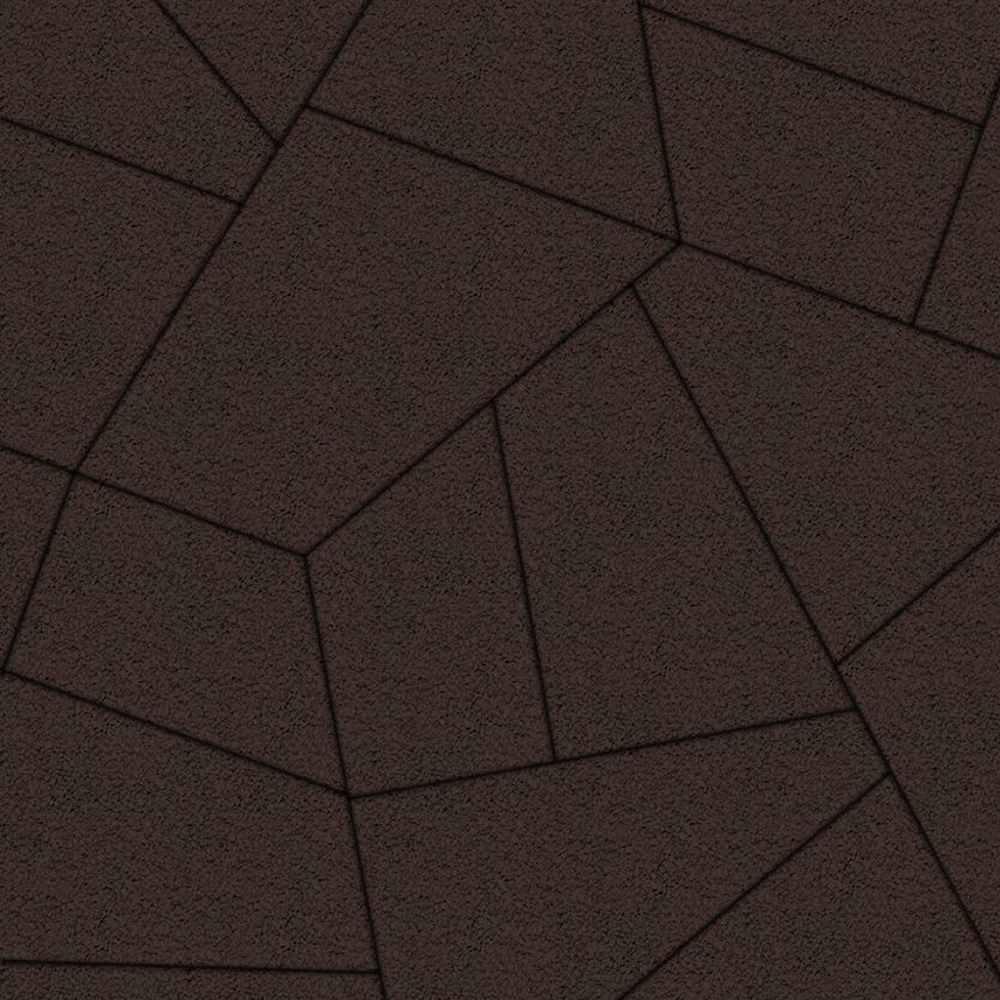 ТРОТУАРНАЯ ПЛИТКА ОРИГАМИ - Б.4.ФСМ.8 СТАНДАРТ КОРИЧНЕВЫЙ, КОМПЛЕКТ ИЗ 6 ВИДОВ ПЛИТ