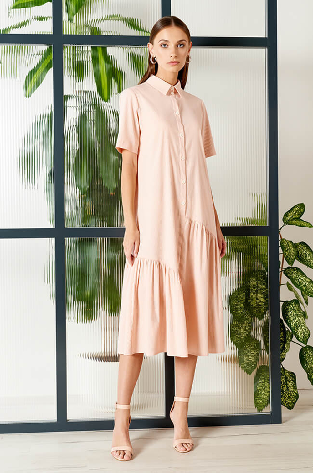 51393 Платье женское (персиковый)