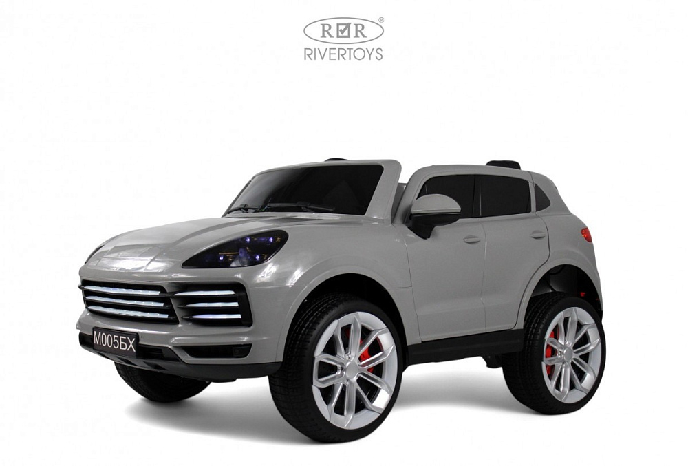 Детский электромобиль RiverToys М005БХ М005БХ-GREY/серый