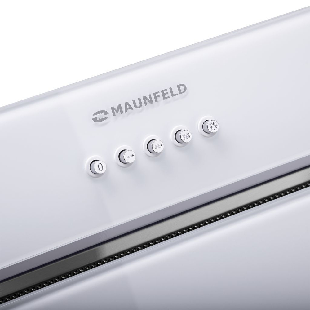 Кухонная вытяжка MAUNFELD TRAPEZE 601GG белый фото 9