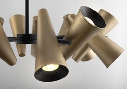 Люстра на штанге Maytoni Giro MOD095PL-14BS