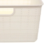 Корзина - органайзер для хранения «СТЭНТ», цвет белый, 35*29.2*13.2см