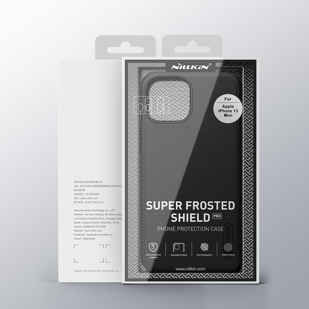 Чехол от Nillkin c поддержкой беспроводной зарядки MagSafe для iPhone 13 Mini, серия Super Frosted Shield Pro Magnetic