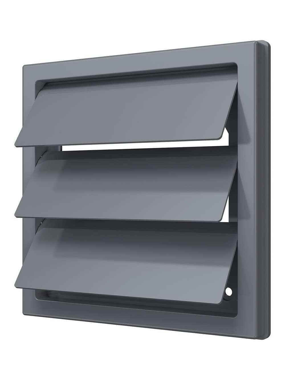 Выход стенной КФ фланец D125 жалюзи 150x150 ASA Gray ERA