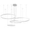 Подвесная светодиодная люстра Indigo Galass 14001/4P White V000033L
