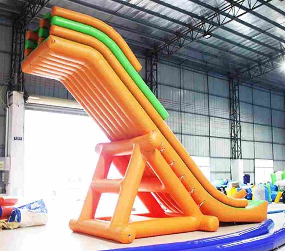 Водная горка «Мандаринка» для вышки (опоры), 9×4×5 м