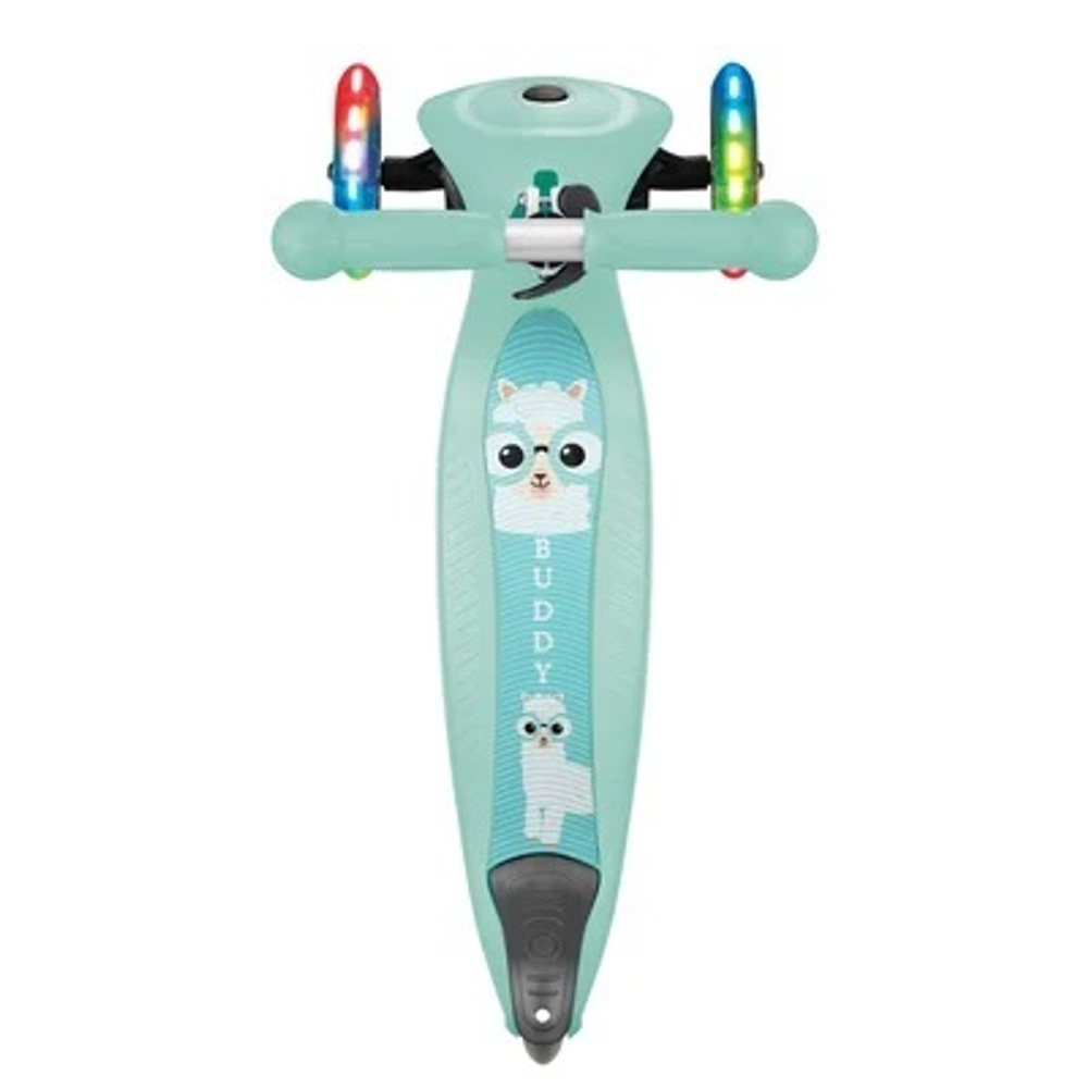 Самокат Globber Primo Foldable Fantasy Lights светло-зеленый