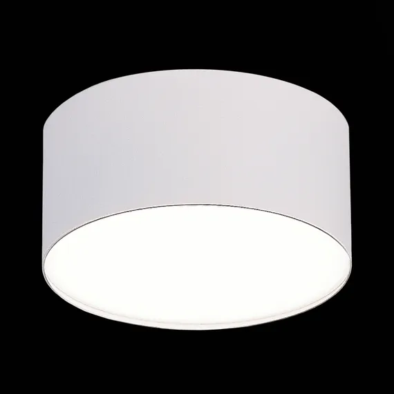 ST606.542.12 Светильник потолочный Белый LED 1*12W 4000K 1 080Lm Ra>90 120° IP20 D120xH55 185-265V Накладные светильники