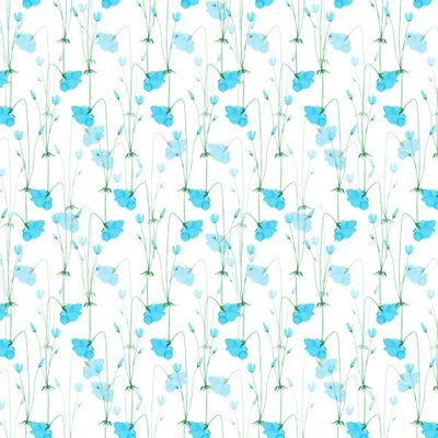 Голубые полевые цветы