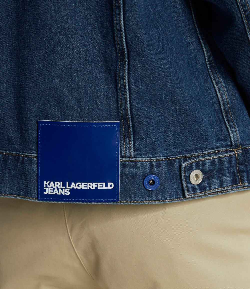 Джинсовая куртка Karl Lagerfeld Jeans - темно-синий(240D1404)