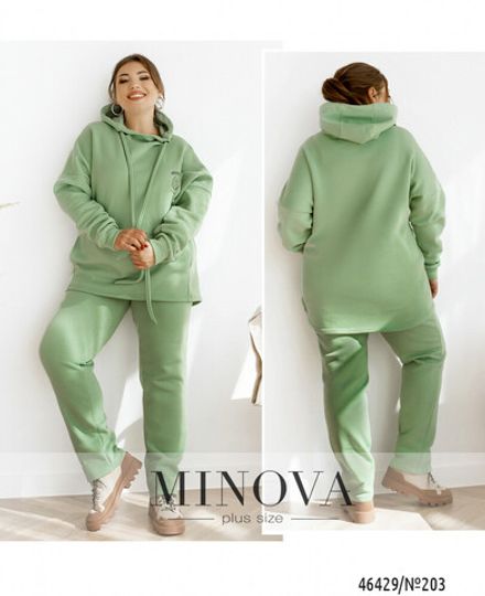 Костюм 203-Оливка Minova Фото 1