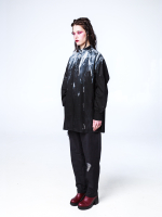 Рубашка "Черномор" с окрашиванием. Черно-белая