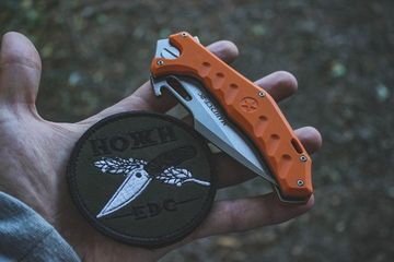 Складной нож НОКС Мангуст-2С 337-009406 c клинком из стали D2, рукоять G10