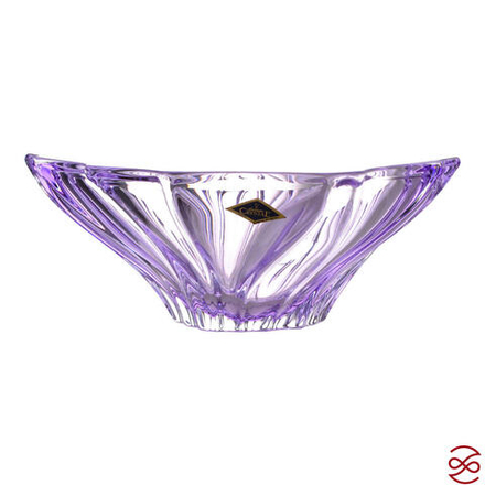 Фруктовница Aurum Crystal Plantica 33см Amethyst