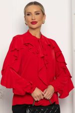 Блуза Дыхание осени (красная) Б14187-5М LT Collection