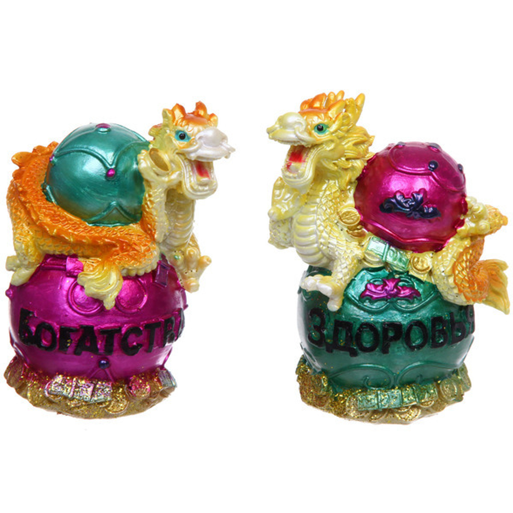 Фигурка «Пожелания от Дракона» 10*8,5*5,5 см, микс