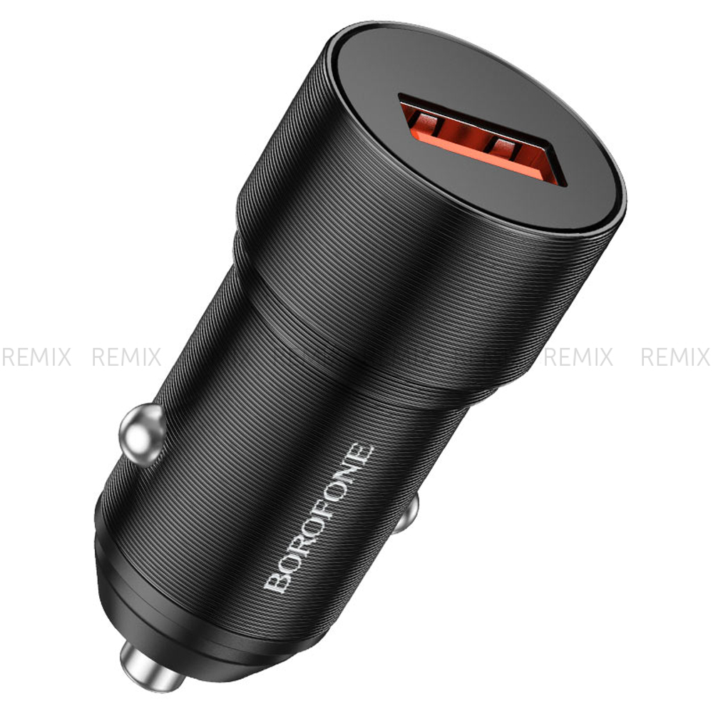 АЗУ 1USB 3.0A QC3.0 18W быстрая зарядка Borofone BZ19A (Black)
