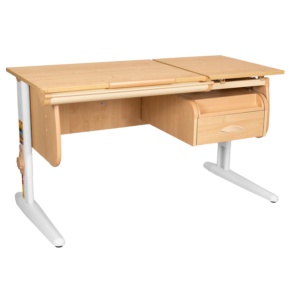 Растущая парта Дэми СУТ 25 с навесной тумбой (1200×610 мм)