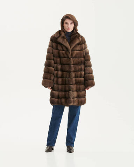 Шуба из меха соболя