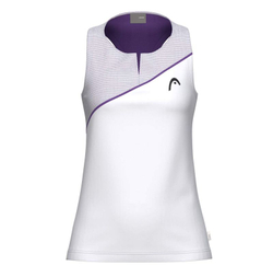 Топ теннисный Head Spirit Tank - white/purple
