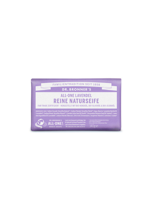 Натуральное лавандовое мыло Dr. Bronner’s Pure Natural Soap, 140 гр