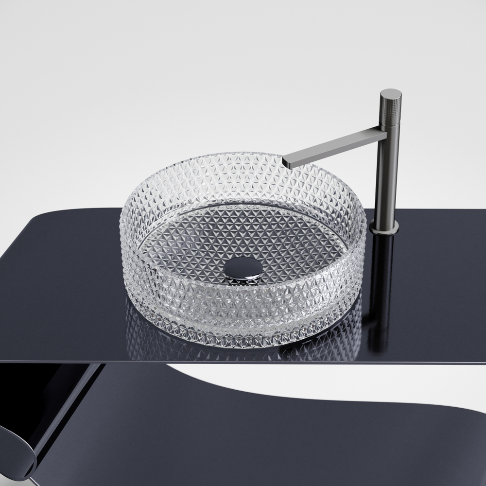 Рукомойник Ceramica Nova Cristal 36 см CN6062 прозрачная