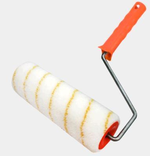 Валик Полиамид  250мм, d60мм,  d8мм, ворс 12мм,  2К фасад  Белый с желтой пол.  PROFI  /660-3250