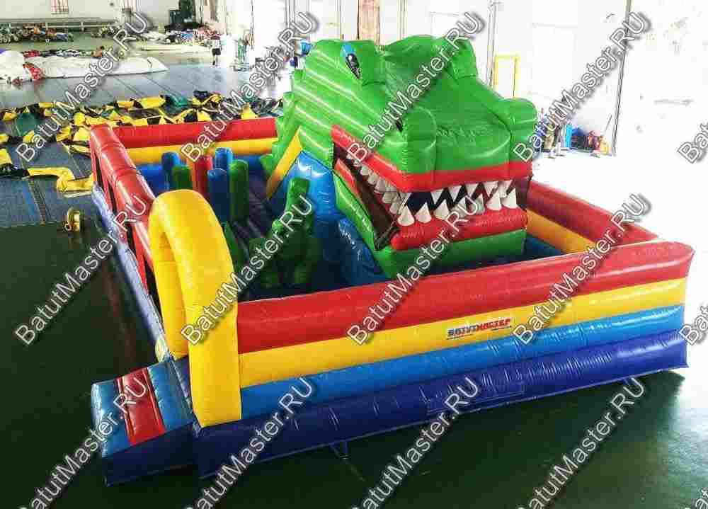 Надувная горка-робот "Дракоша" 12*6*6 м