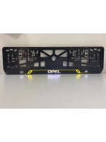 Рамка с LED подсветкой надписи. OL Opel.