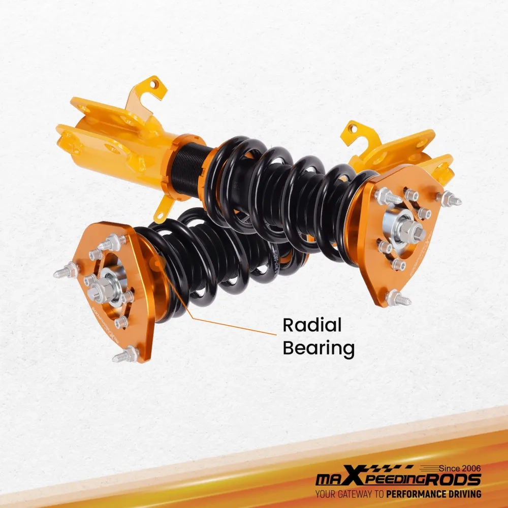 MaXpeedingrods Adjustable Coilovers Shocks Spring Kit подходит для автомобиля Toyota Corolla 87-02
