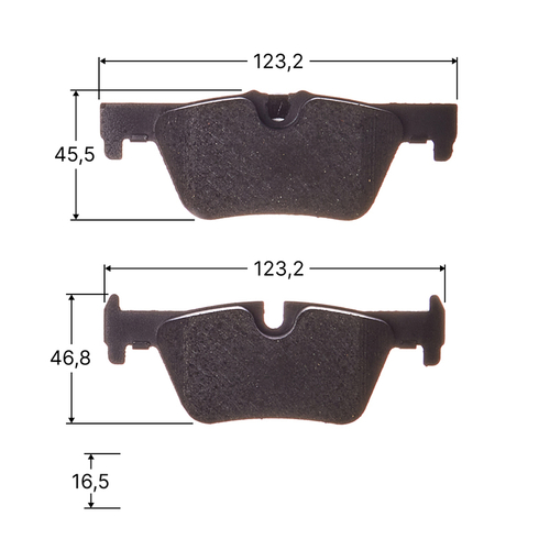 Колодки тормозные дисковые Avantech задние (противоскрипная пластина в компл.) AV073