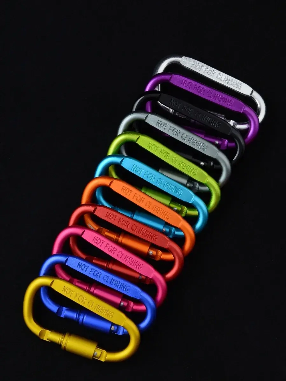 Карабин вспомогательный до 50 кг алюминий 81х42 мм