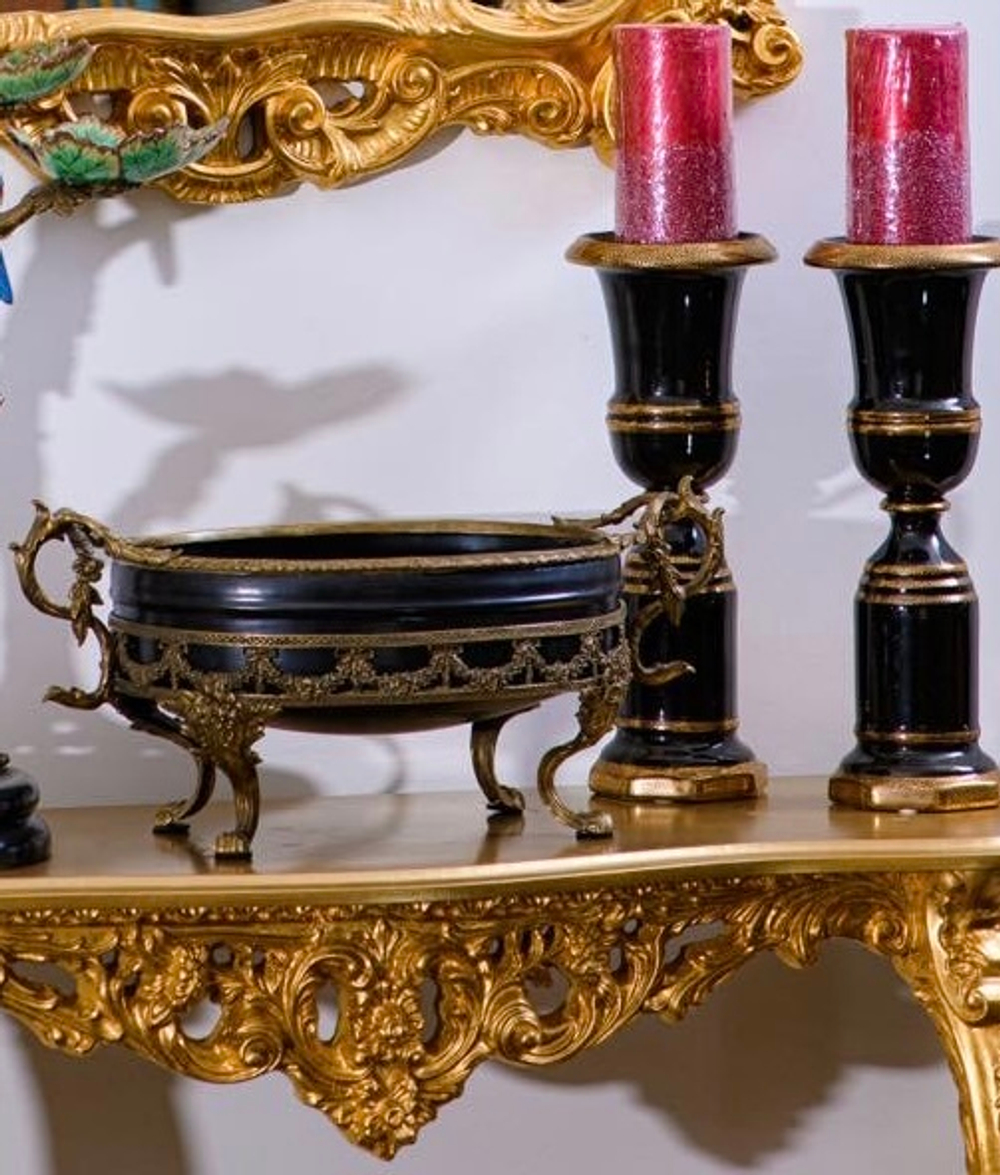 Чаша чёрная бронзовая