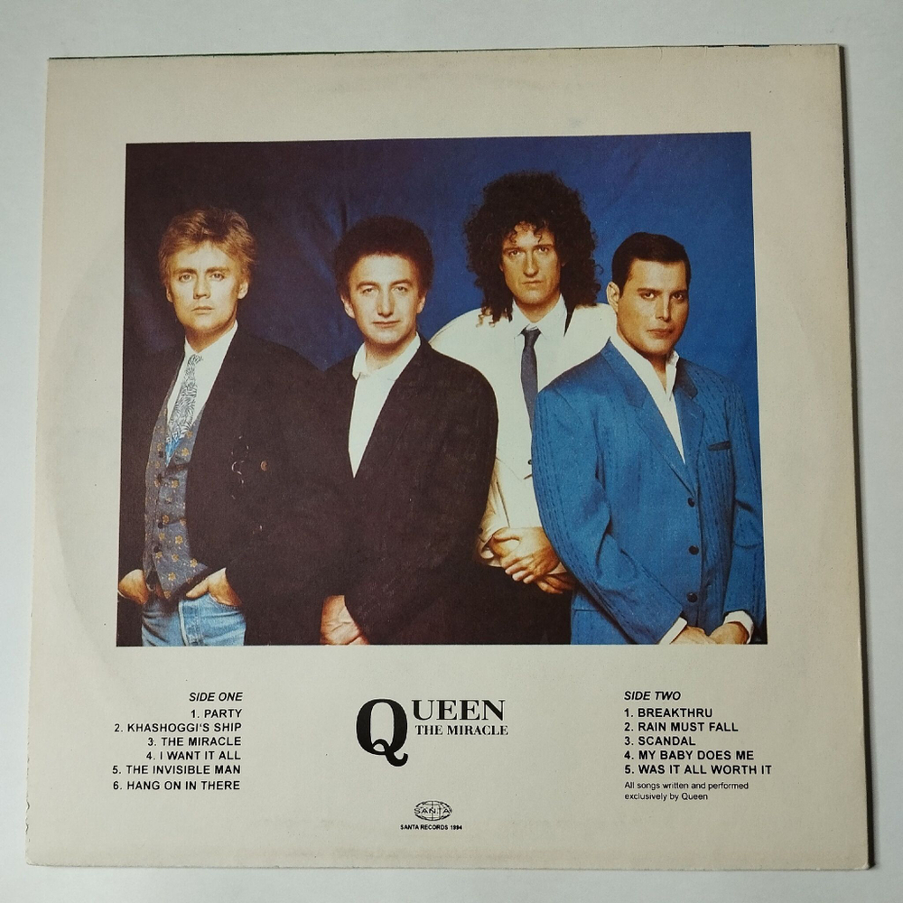 Винтажная виниловая пластинка LP Queen The Miracle (Россия 1993) I Want It All