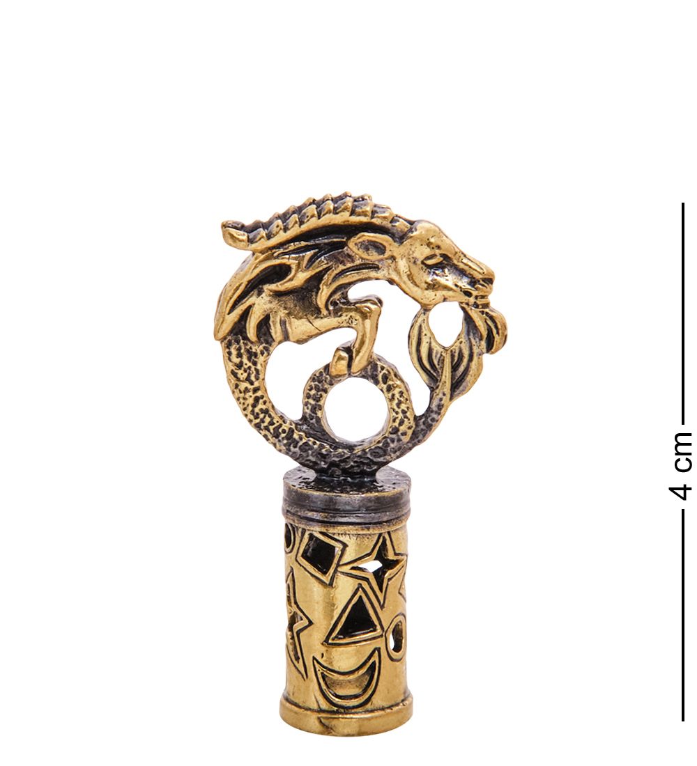 AM-3576 Наперсток-карандаш «Знак зодиака-Козерог» (латунь)