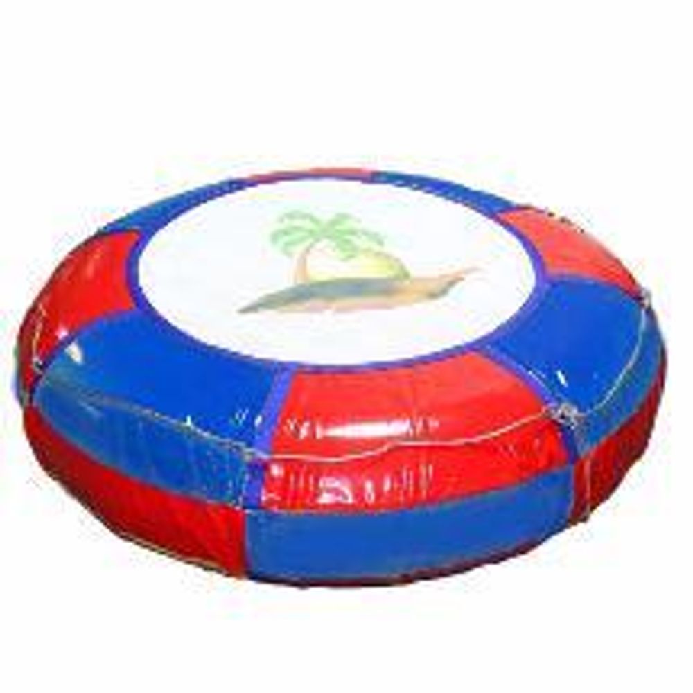 Надувной батут синий/красный