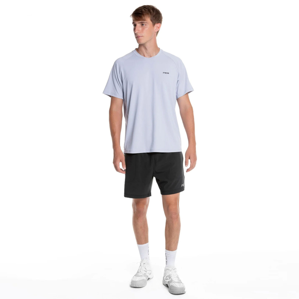 Мужское теннисное поло NOX Pro Fit Tee T-Shirt Men - White