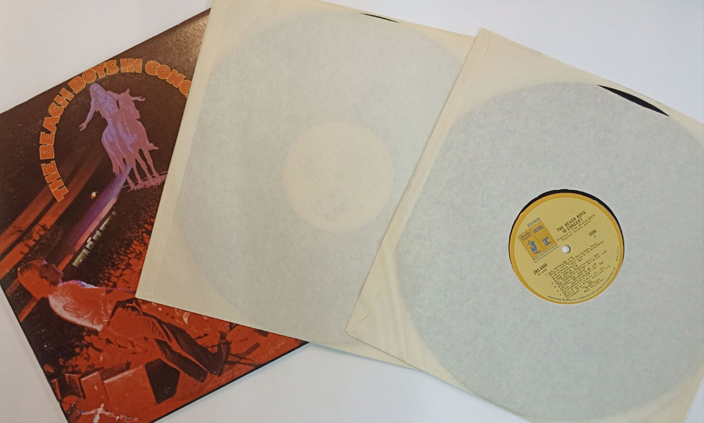 Винтажная виниловая пластинка LP The Beach Boys In Concert 2LP (USA 1973)
