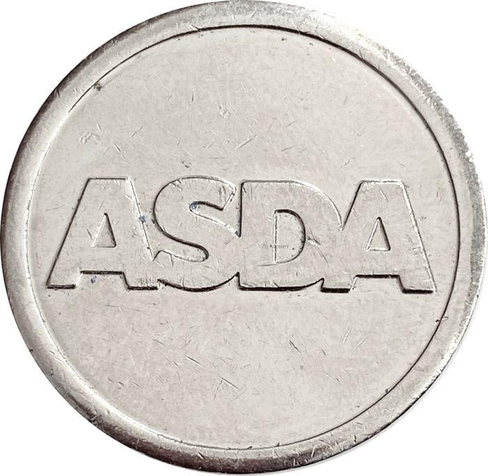 Жетон оплаты парковки «ASDA / P» Великобритания